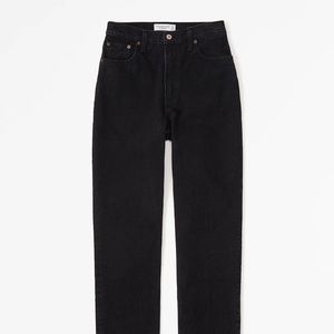 Abercrombie Curve love high rise straight leg jeans